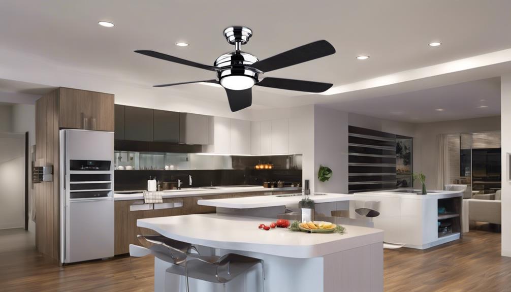 choosing kitchen ceiling fans