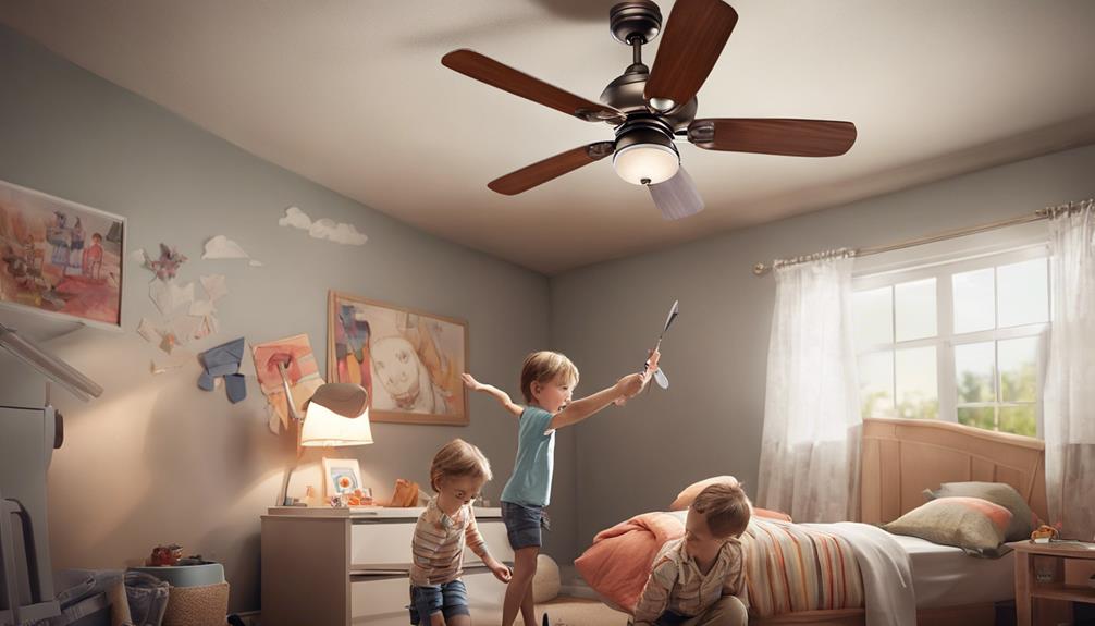 fixing children s ceiling fans