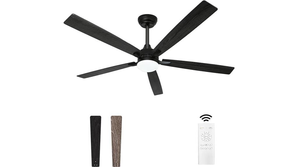 large ceiling fan with remote