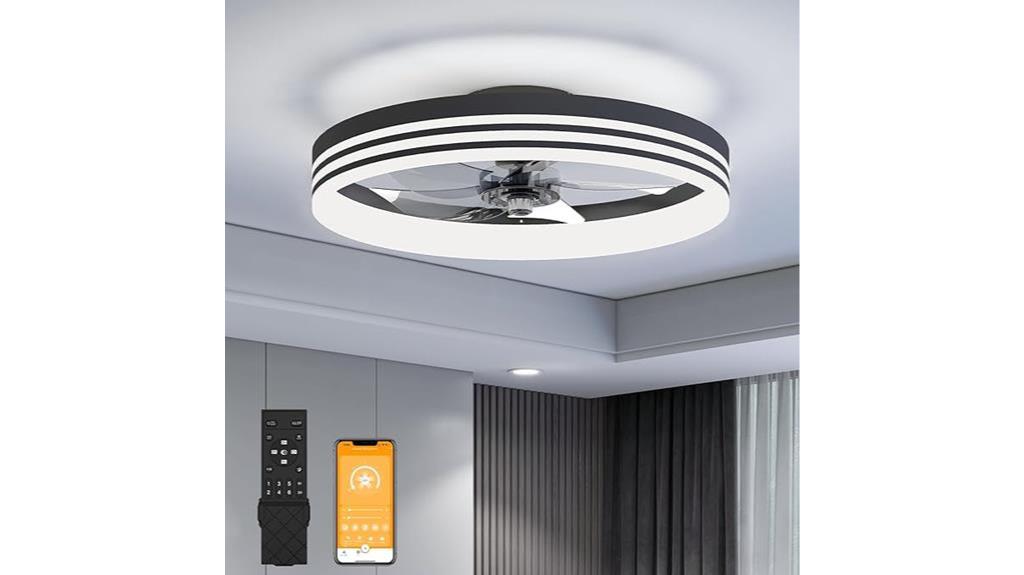 modern sleek ceiling fan