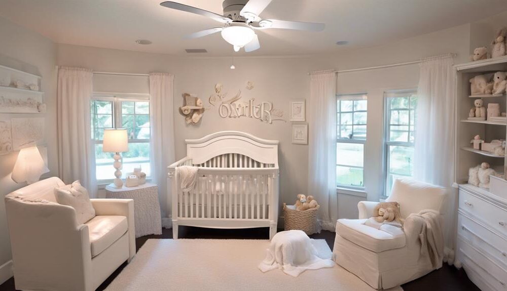 nursery ceiling fans for comfort