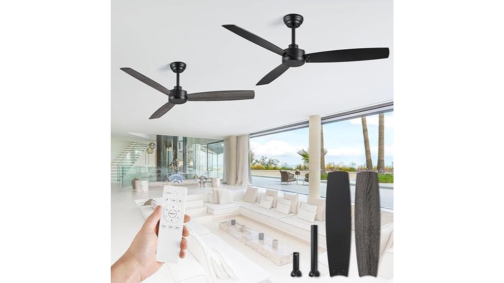 outdoor ceiling fan set