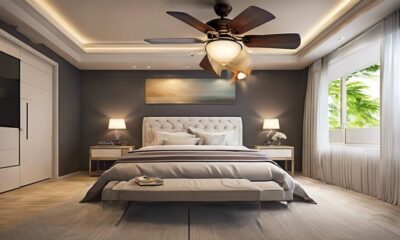 quiet bedroom ceiling fans