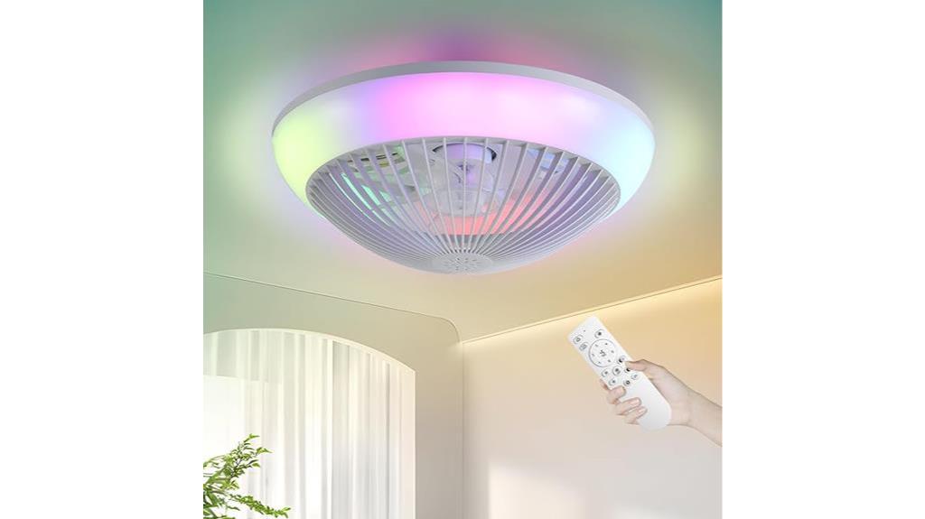rgb ceiling fan features