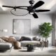 stylish caged ceiling fans