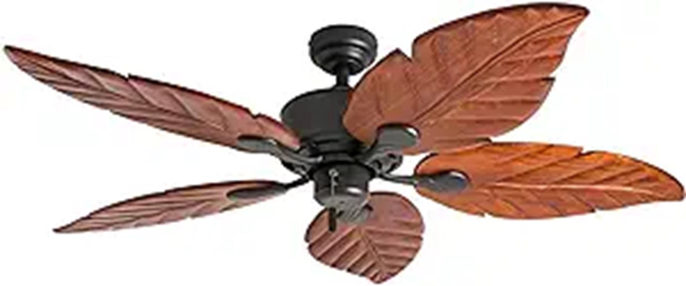 tropical indoor fan bronze