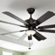 why us ceiling fans have 4 or 5 blades while indians have 3