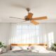 bedroom ceiling fan size