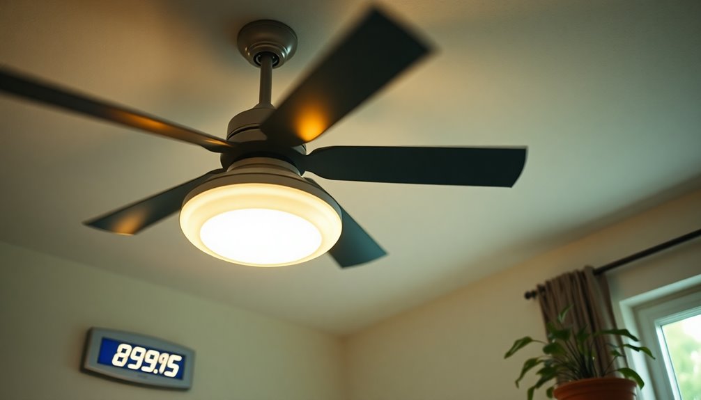 ceiling fan energy cost