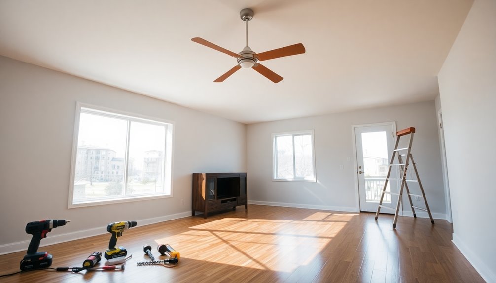 ceiling fan installation cost