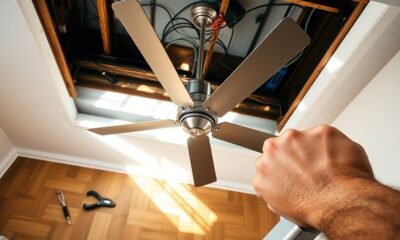 ceiling fan installation difficulty