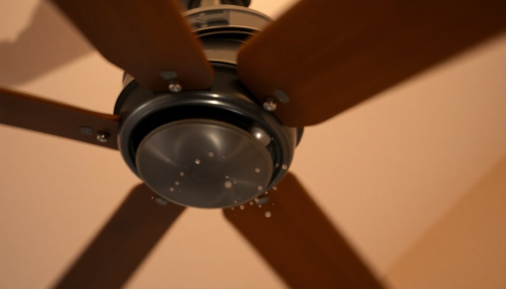 ceiling fan noise causes