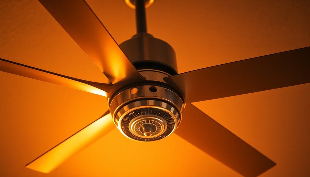 ceiling fans produce hum