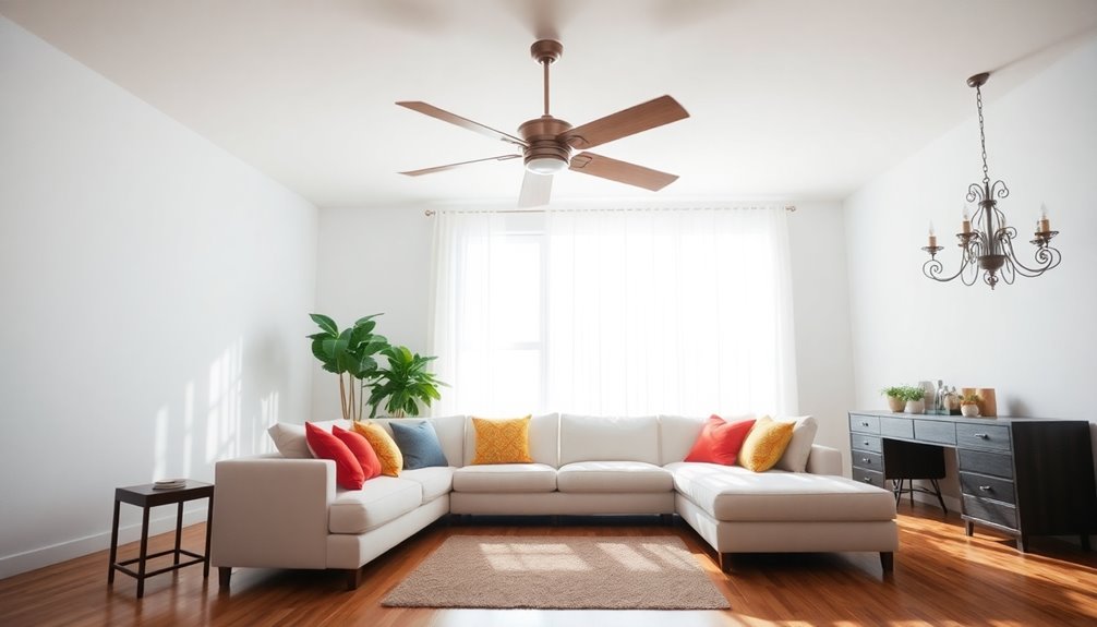 ceiling fans trending downwards