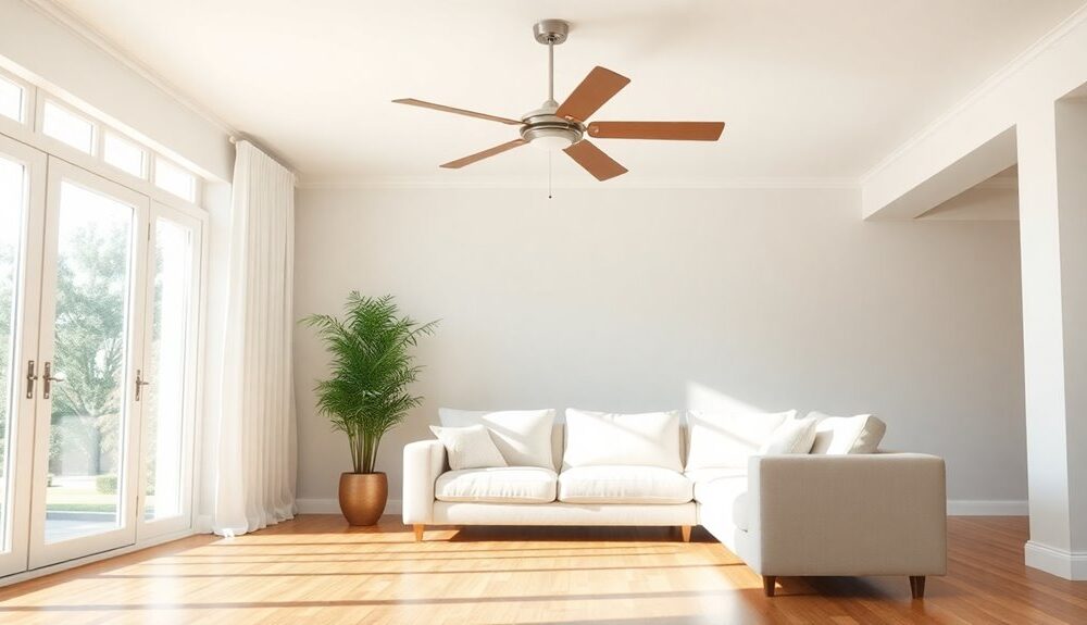 choosing ceiling fan size