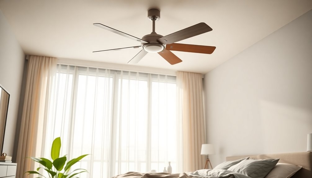 energy efficient bedroom ceiling fans