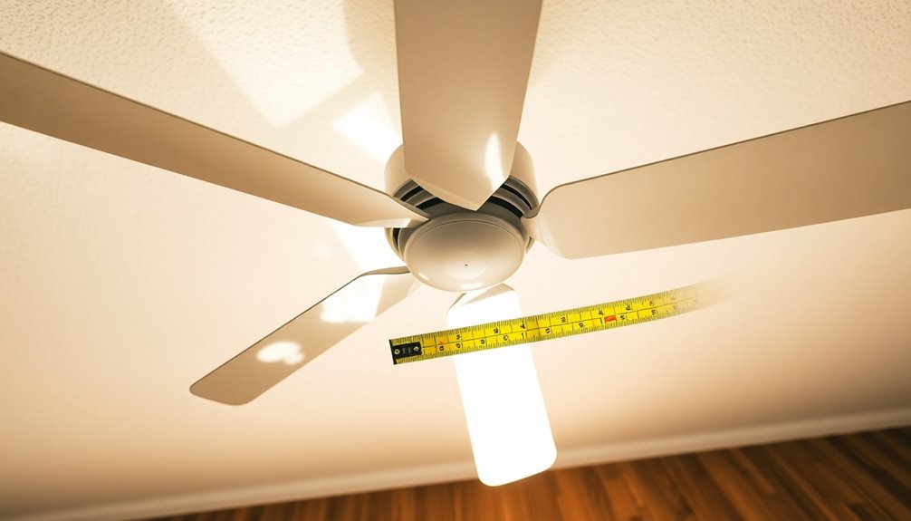 fan blade measurement guide