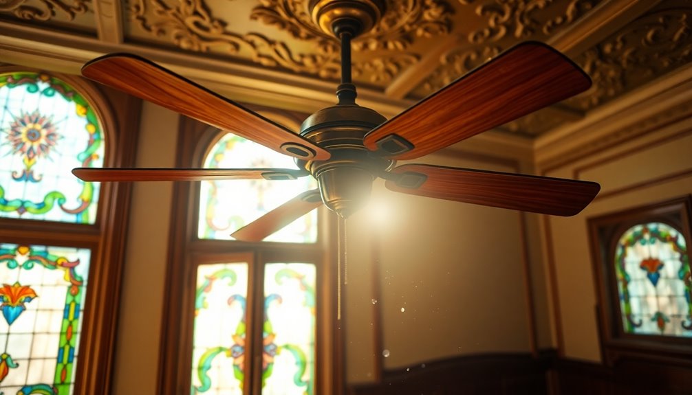 history of ceiling fans