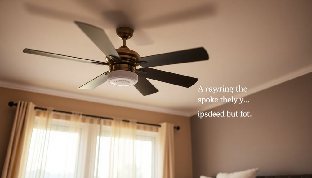 install smoke detector ceiling fan