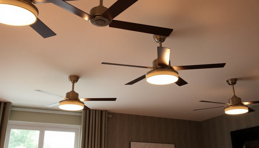 low profile ceiling fans