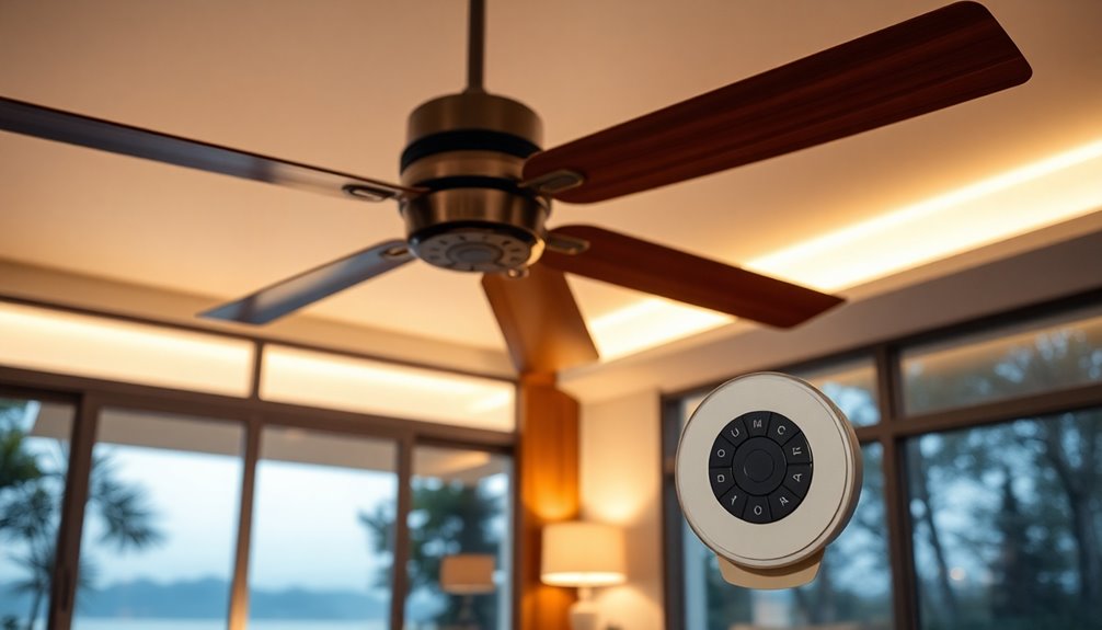 operating remote control fans