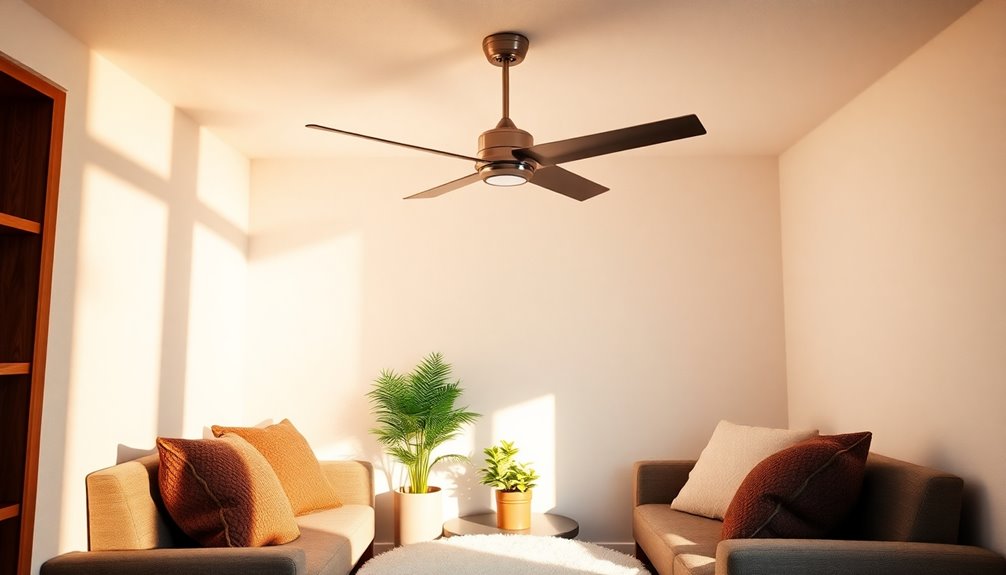 optimal fan size 36 inches