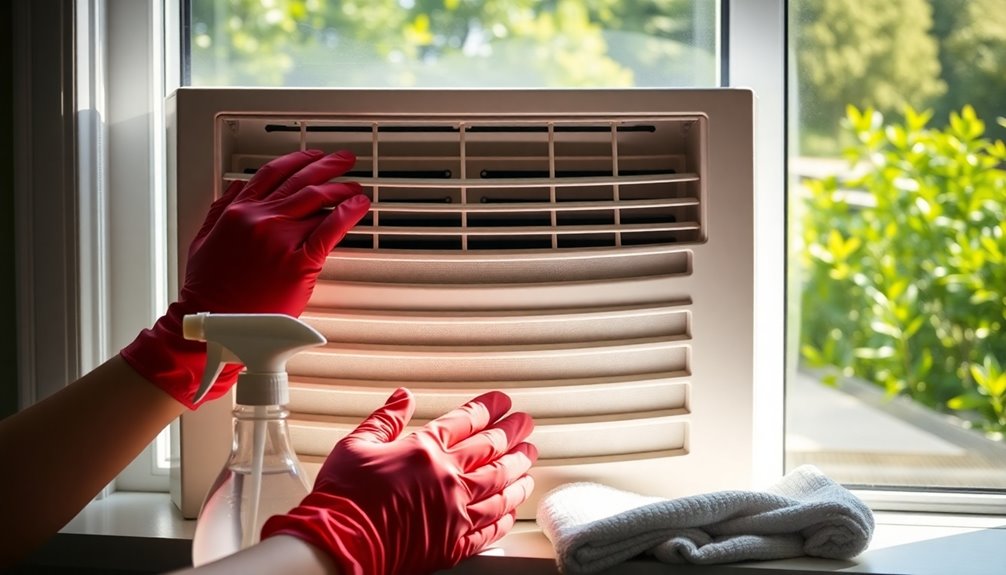 optimal window ac cleaning