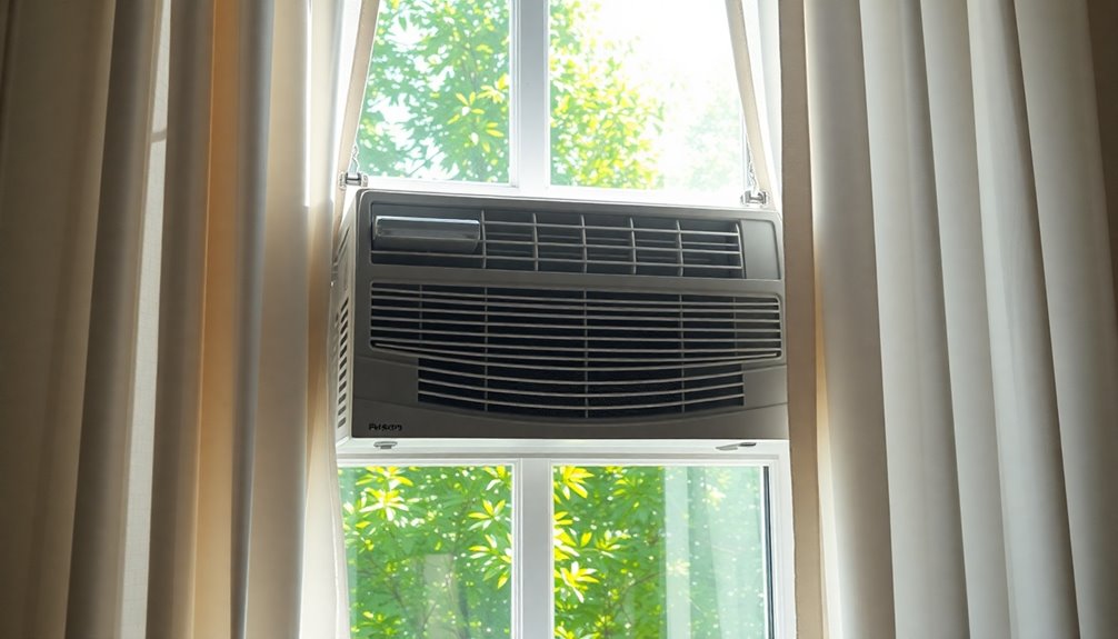 secure window ac safely