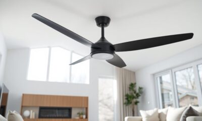 sleek flush mount fans