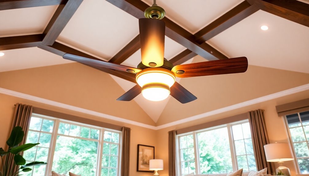 stylish ceiling fans illuminated