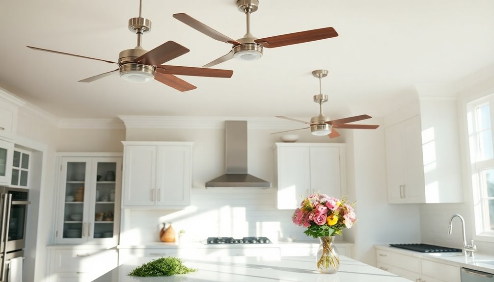 stylish cooling kitchen fans