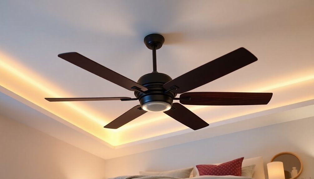 stylish functional bedroom ceiling fans