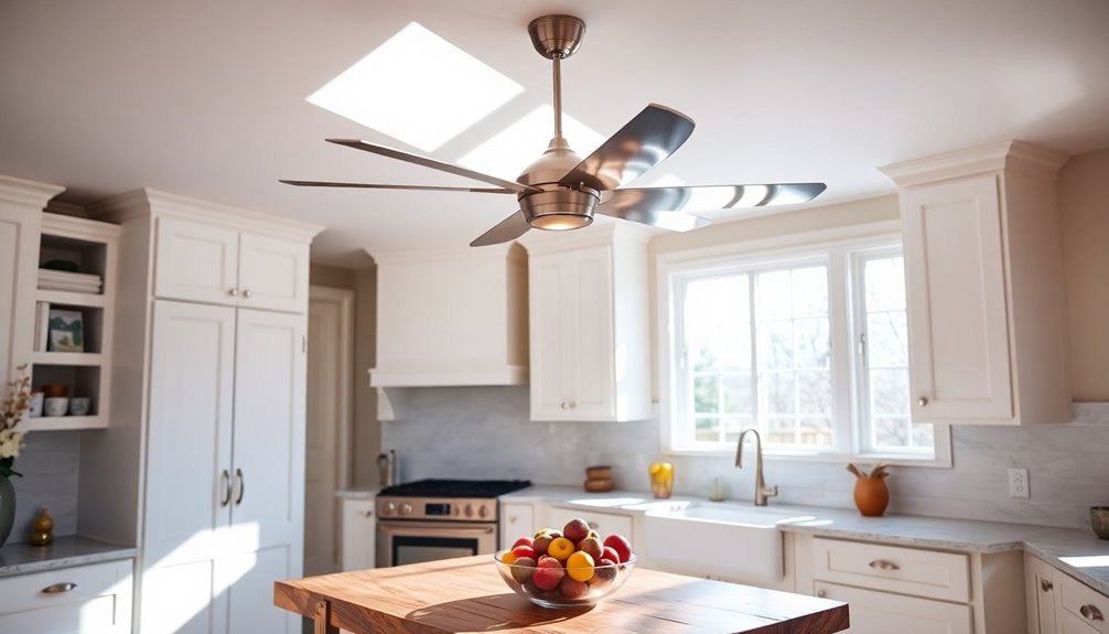 stylish kitchen ceiling fans