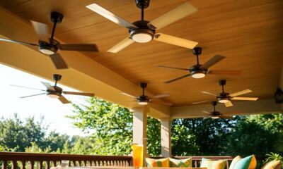 stylish outdoor ceiling fans