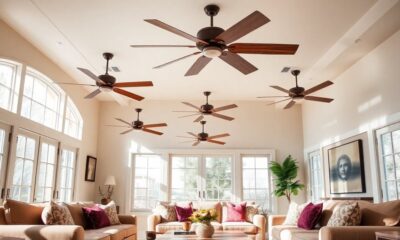 stylish wood ceiling fans