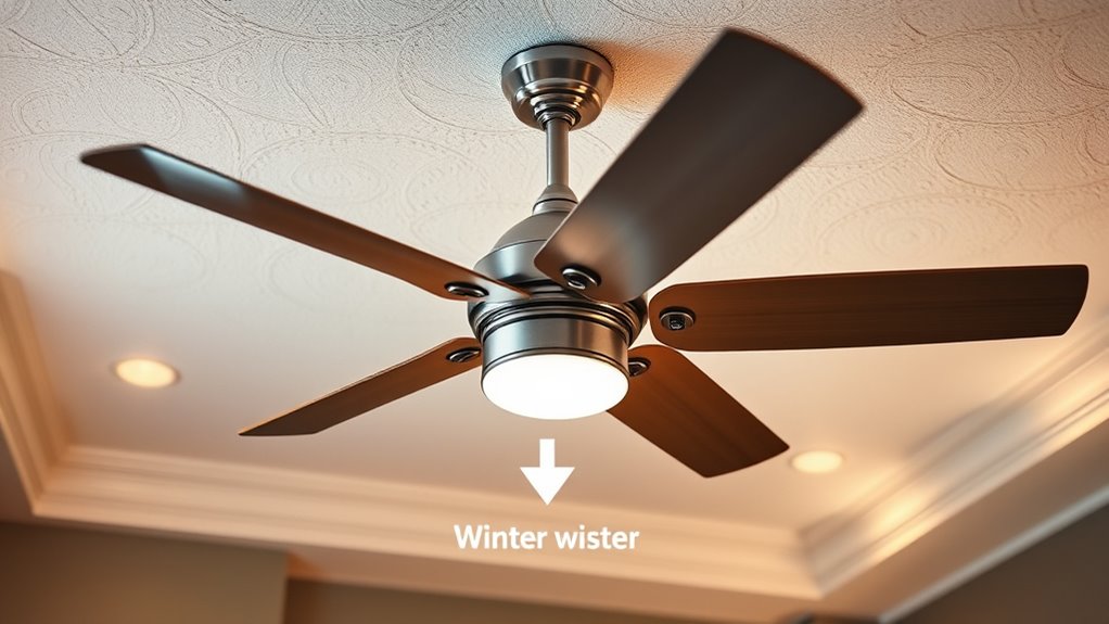 adjust fan direction seasonally