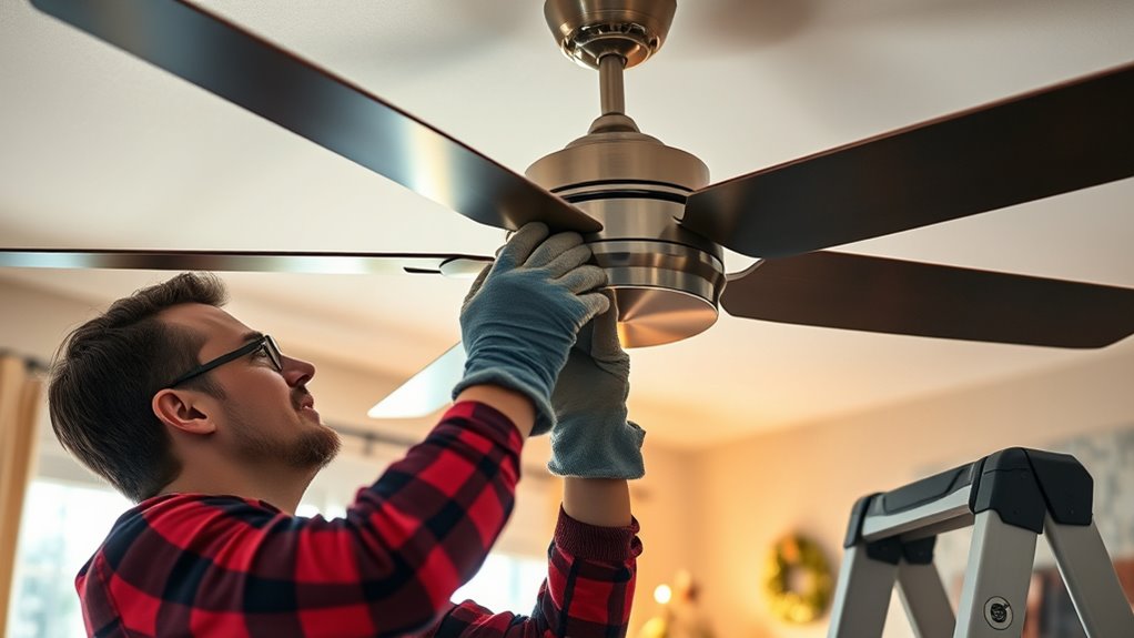 adjust fan seasonally regularly