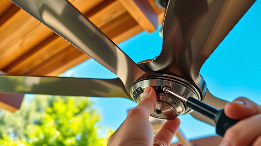 adjust fan speed seasonally
