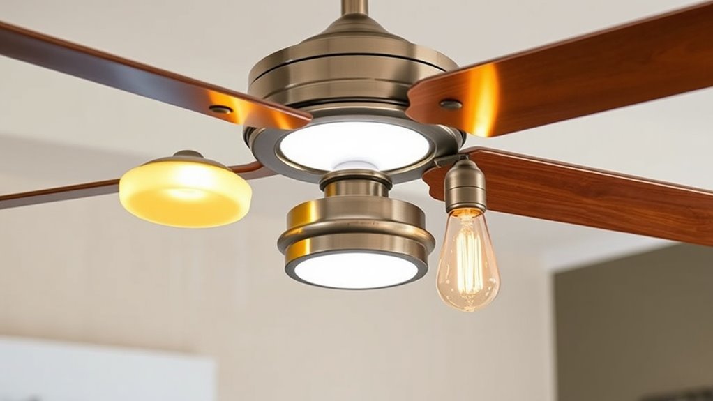 ceiling fan lighting optimization