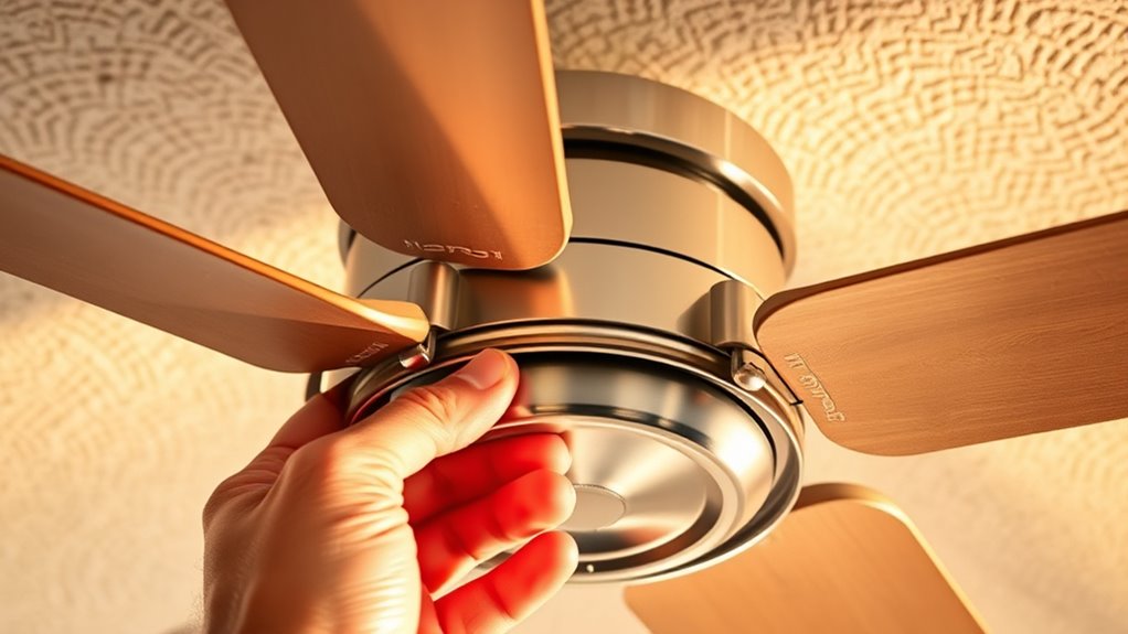 check fan blade alignment