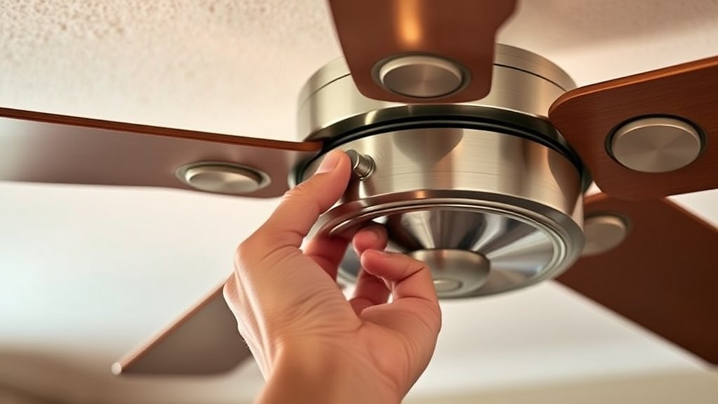 check fan switch and blades