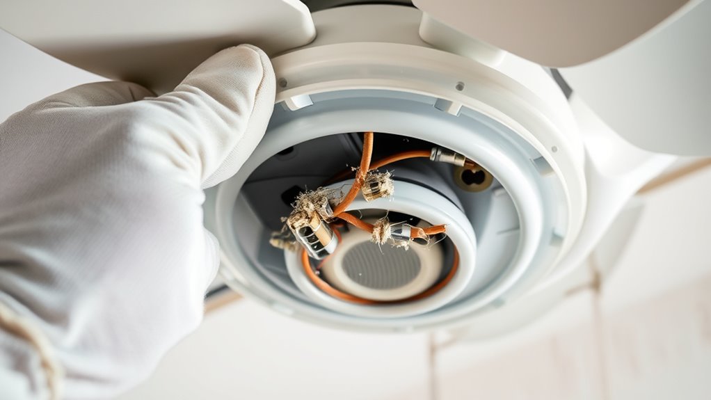 clean electrical connections safely