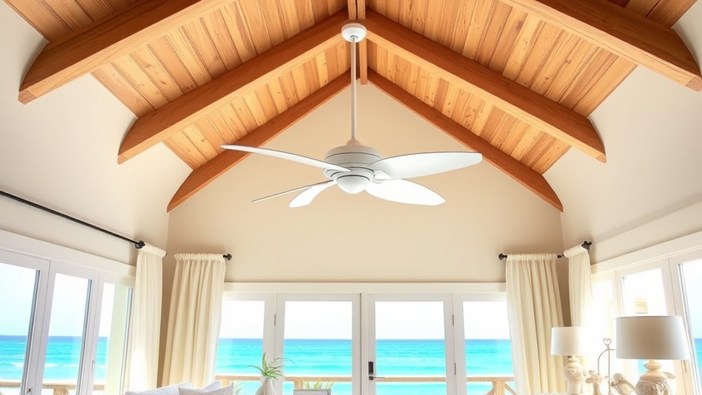 coastal nautical fan design