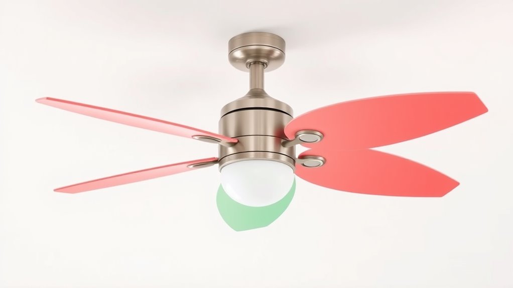 colorful modern fan designs