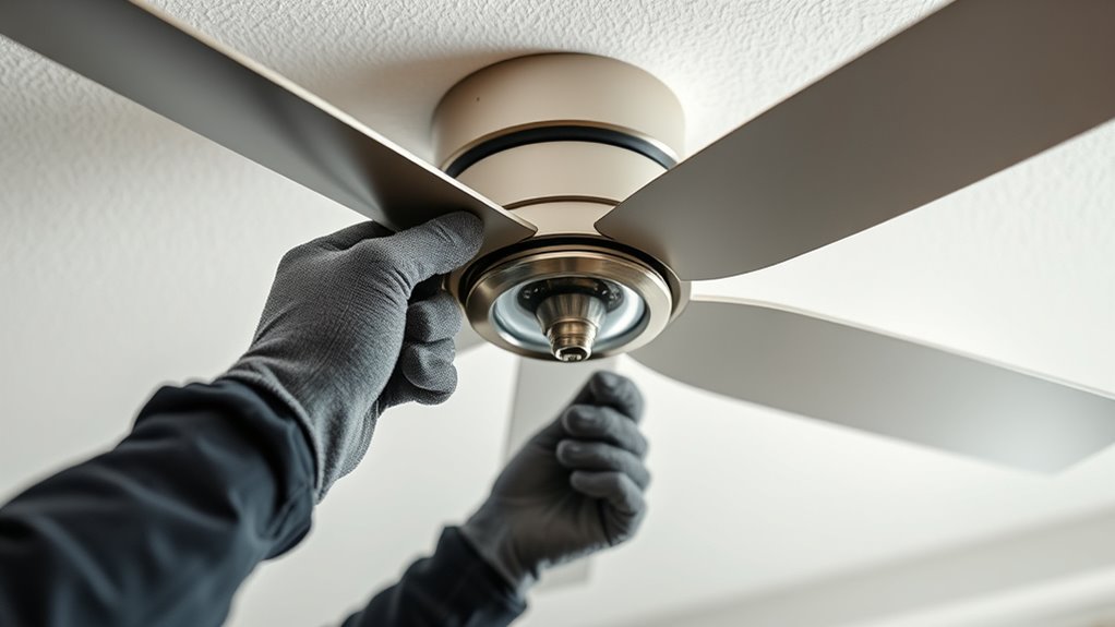 disconnect fan wiring safely