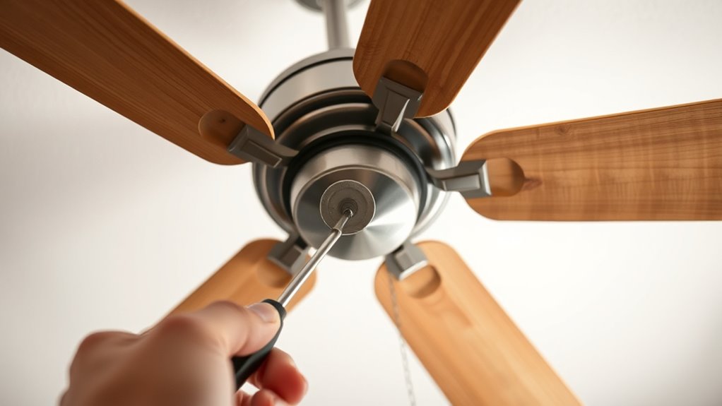inspect and straighten blades
