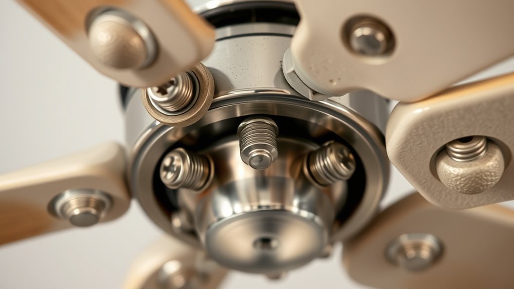 inspect blade hardware securely