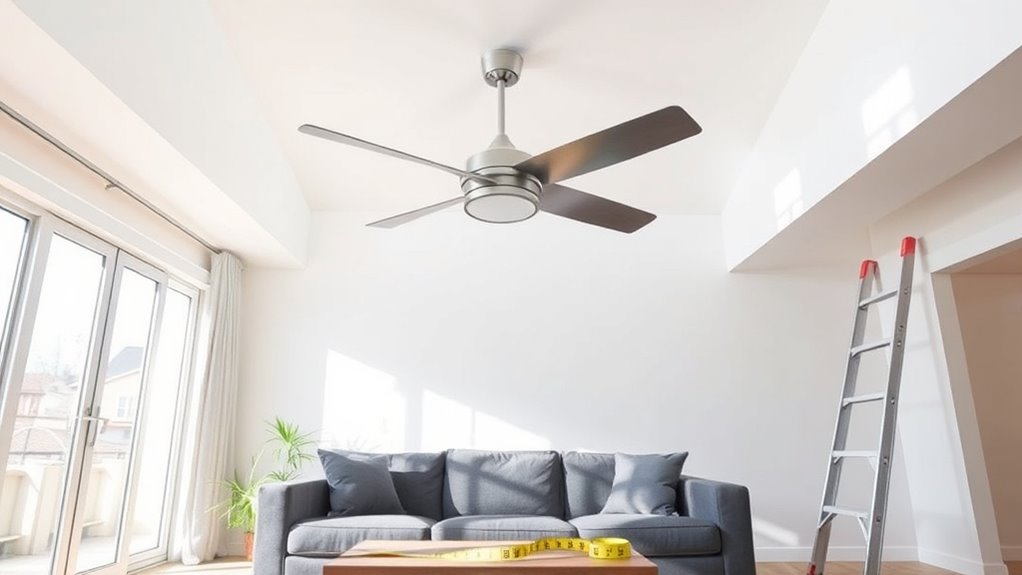 match fan size to room