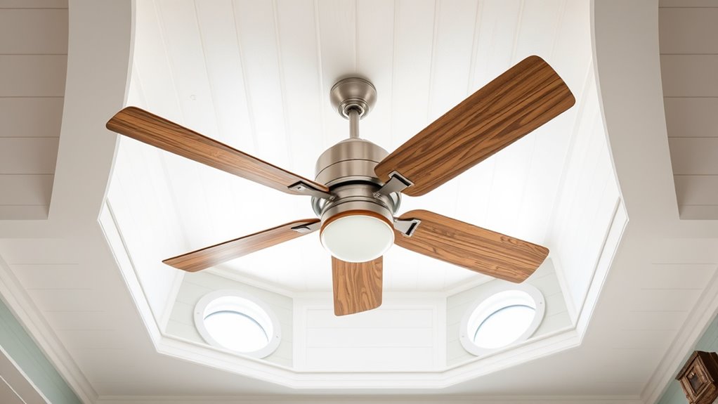 nautical coastal ceiling fans