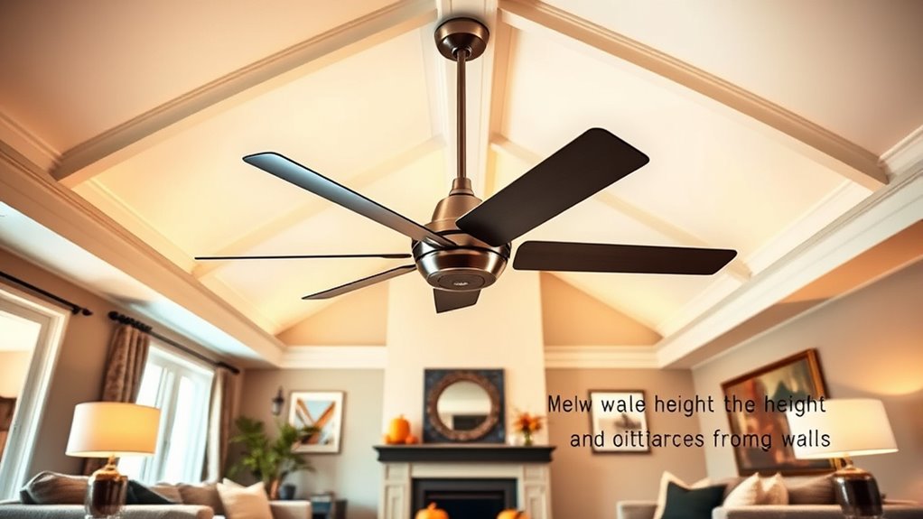 proper fan placement and clearance